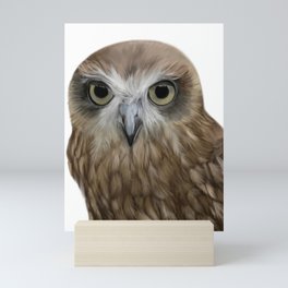 Owl Portrait Mini Art Print