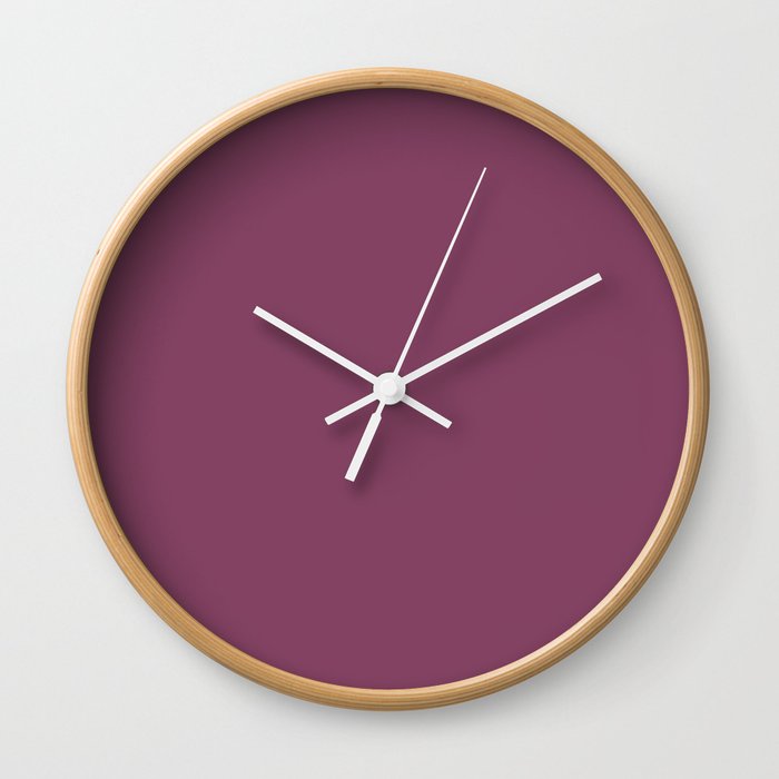 Vivacious Violet Wall Clock