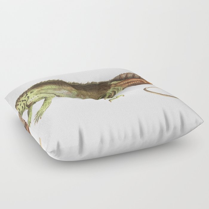 Amboina Lizard or Long-Tailed Variegeted Lizard Floor Pillow