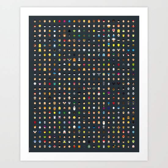 Famous Capsules - THE VERY BIG ONE Art Print