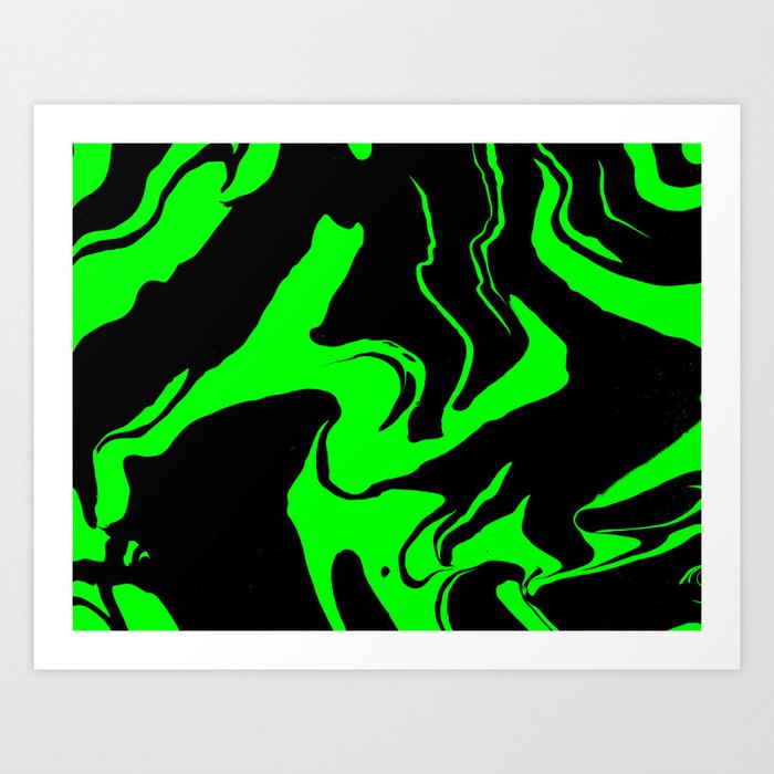 Antithesis of Life (Green) Art Print