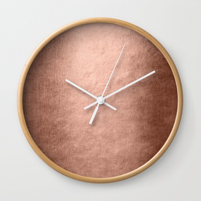 Copper  Wall Clock
