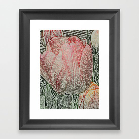 Spring Tulips Framed Art Print