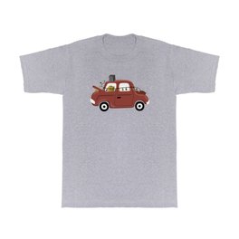 Cute Christmas Car T Shirt