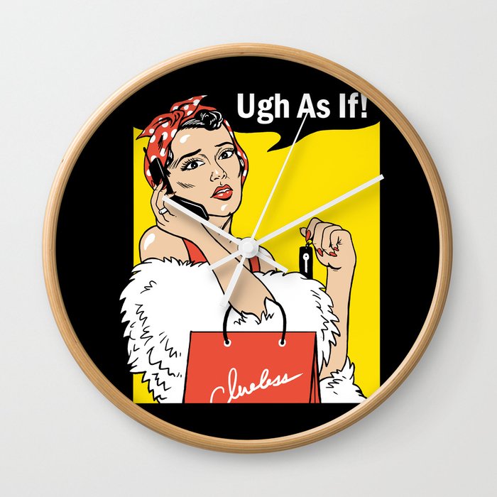 As If Rosie Wall Clock