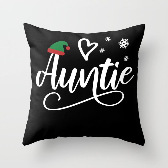 Aunt Gift Nephew Niece Godmother Aunty Throw Pillow