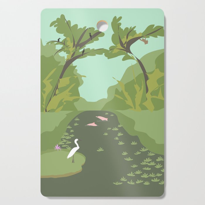 Jungle Animals in Peru Cutting Board