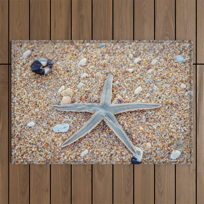 Starfish St Augustine Beach Outdoor Rug