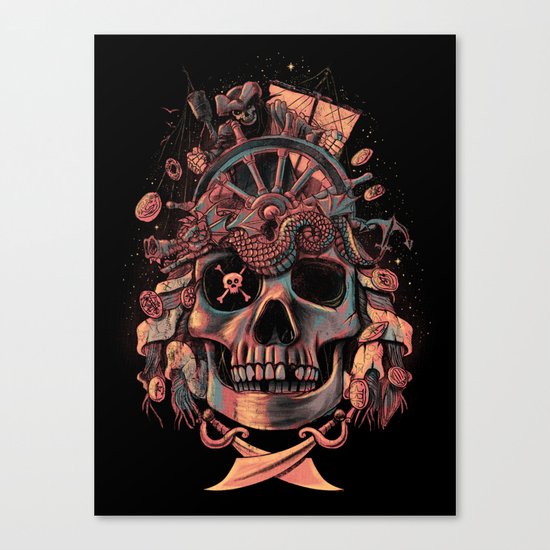 Dead Pirate's Gold Canvas Print