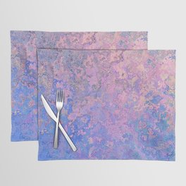 OXIDIZE IN PINK AND BLUE. Placemat