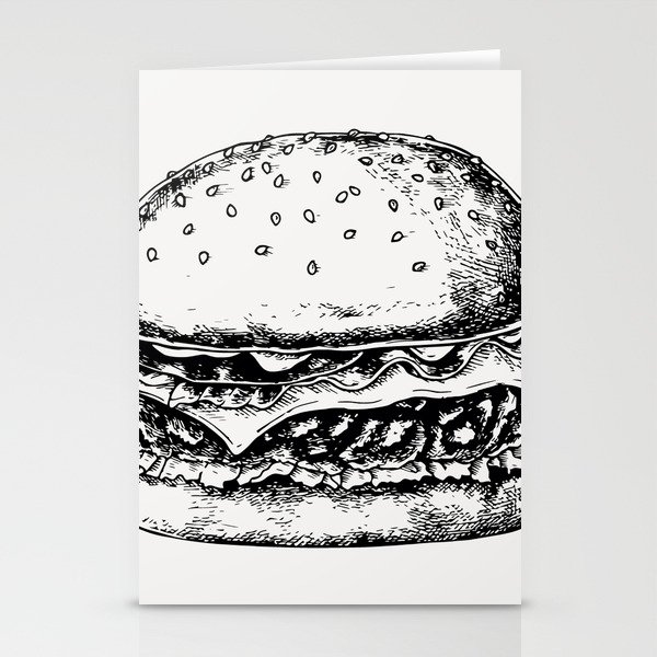 Hamburger Stationery Cards