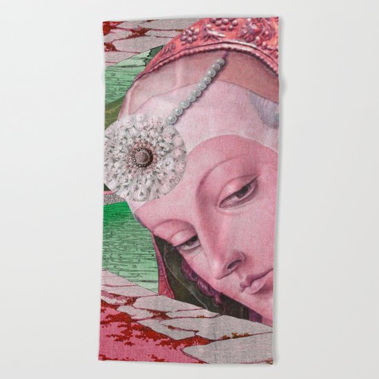 NOTHING'S ROSY Beach Towel
