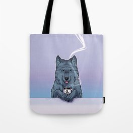 Tea Wolf Tote Bag