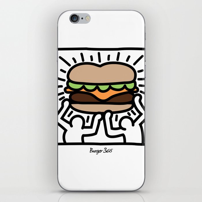 Pop Art Burger #1 iPhone Skin