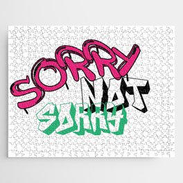 sorry not sorry v2 type 1 Jigsaw Puzzle