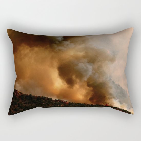Cedar City Forest Fire - III Rectangular Pillow