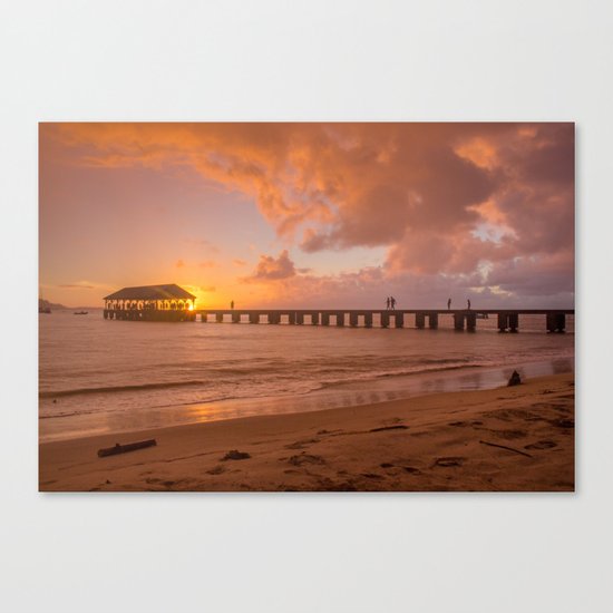 Hanalei Bay, Hawaii Canvas Print
