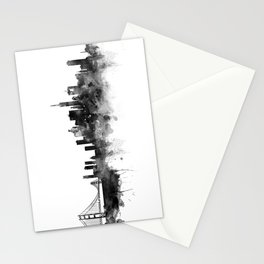 San Francisco Black and White Stationery Card
