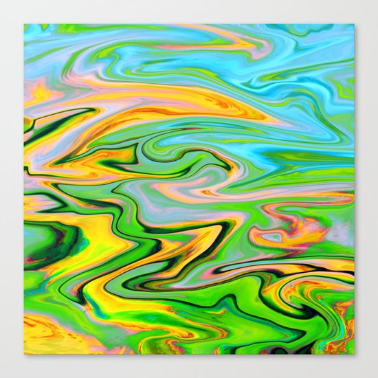 Marbled XIV Canvas Print