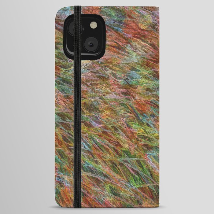 Rainbow carpet iPhone Wallet Case