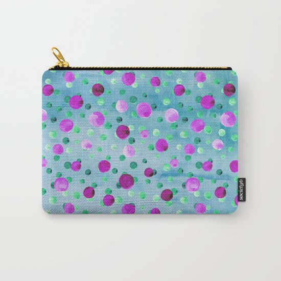Polka Dot Pattern 10 Carry-All Pouch