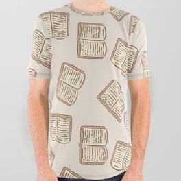 Books All Over Graphic Tee