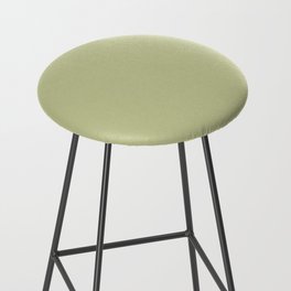 Pastel Green Solid Color Hue Shade - Patternless Bar Stool