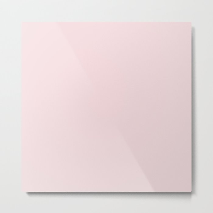Light Pink Metal Print