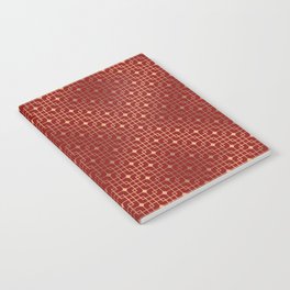 Chinese red and gold pattern Notebook