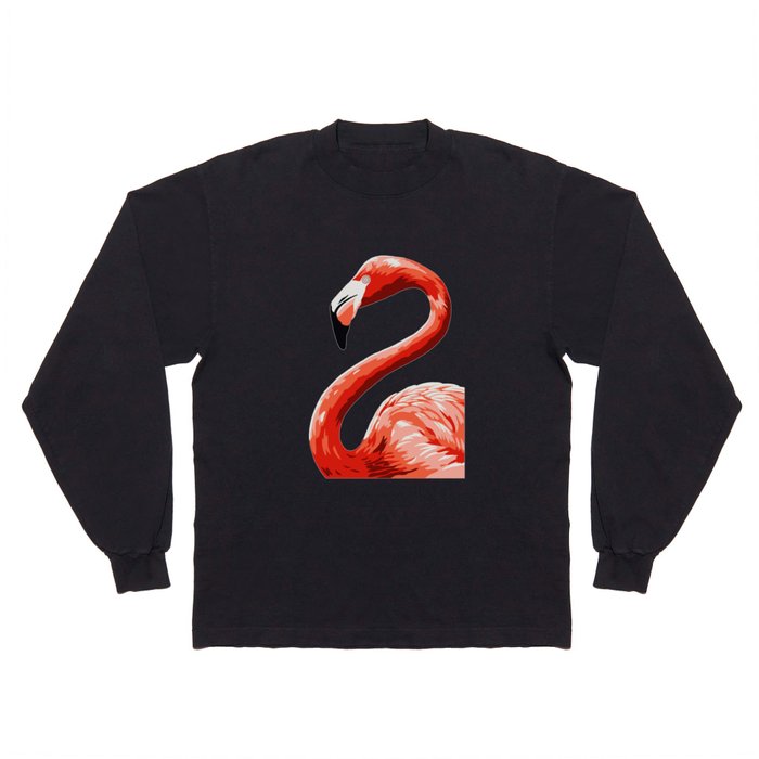 Flamingo Long Sleeve T Shirt