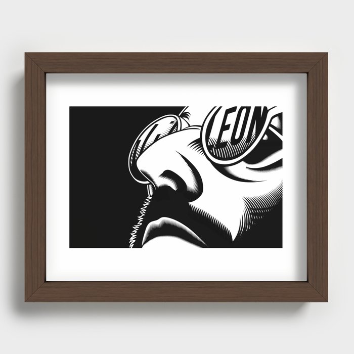 Leon the Professional Recessed Framed Print