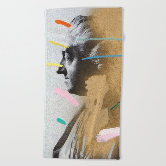 Composition 528 Beach Towel