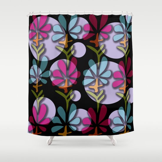 Flower 12 Shower Curtain