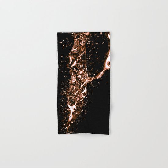 Melted Copper Design Hand & Bath Towel