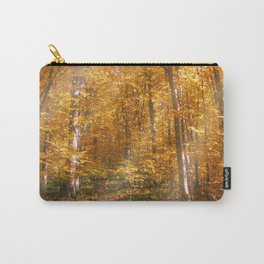 Autumn Forrest Gold Rays Carry-All Pouch