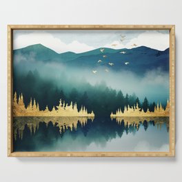 Mist Reflection Serving Tray