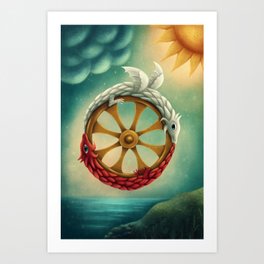 Wheel of Fortune Art Print