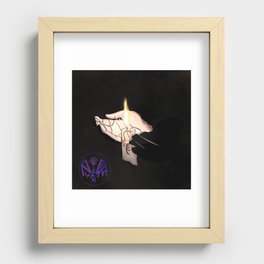 Candle Request Recessed Framed Print