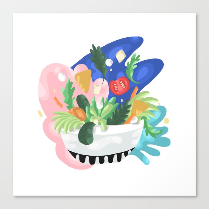 Salad Canvas Print