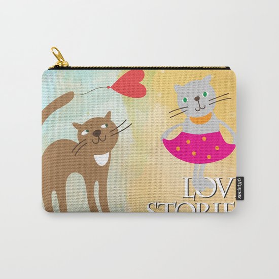 Cats - love stories Carry-All Pouch