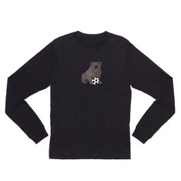 Bulldog Soccer Long Sleeve T Shirt