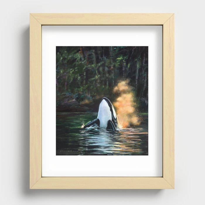 Tofino Orca Recessed Framed Print
