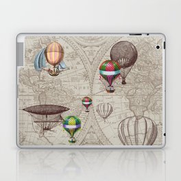 Balloon Festival Brown Laptop & iPad Skin