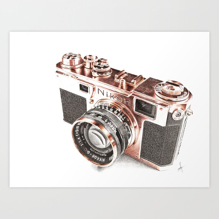 Nikon S2 Art Print