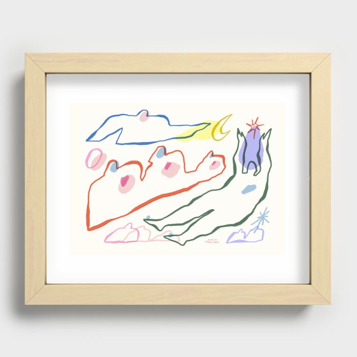 Human Forms Recessed Framed Print