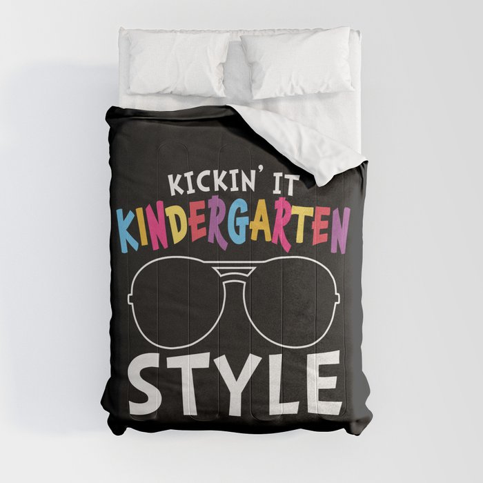 Kickin' It Kindergarten Style Comforter