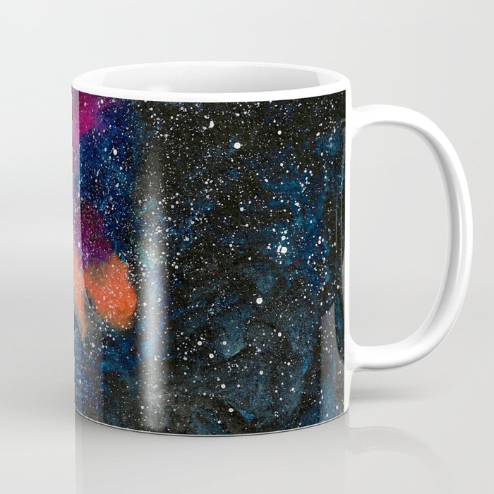 Galaxy with rainbow bursts Coffee Mug