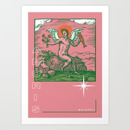 Potentia Amoris - Pink Art Print