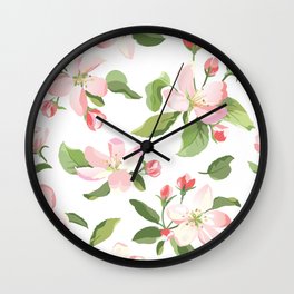 Apple Blossom Dream Wall Clock