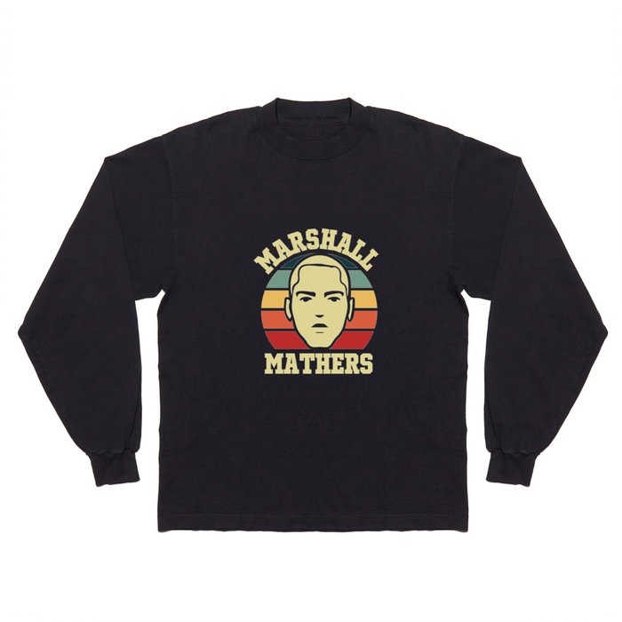 Eminem,Marshall Mathers Retro Long Sleeve T Shirt